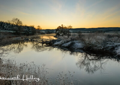 Winter Dawn over the River Earn