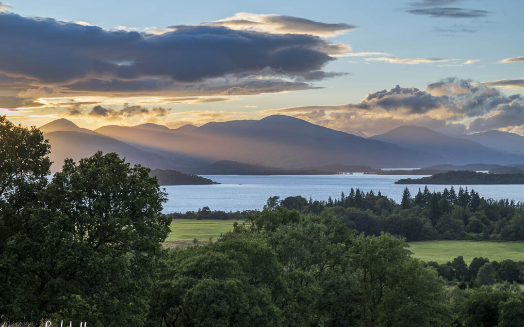 Loch Lomond at sunset