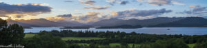 Panorama of Loch Lomond Sunset