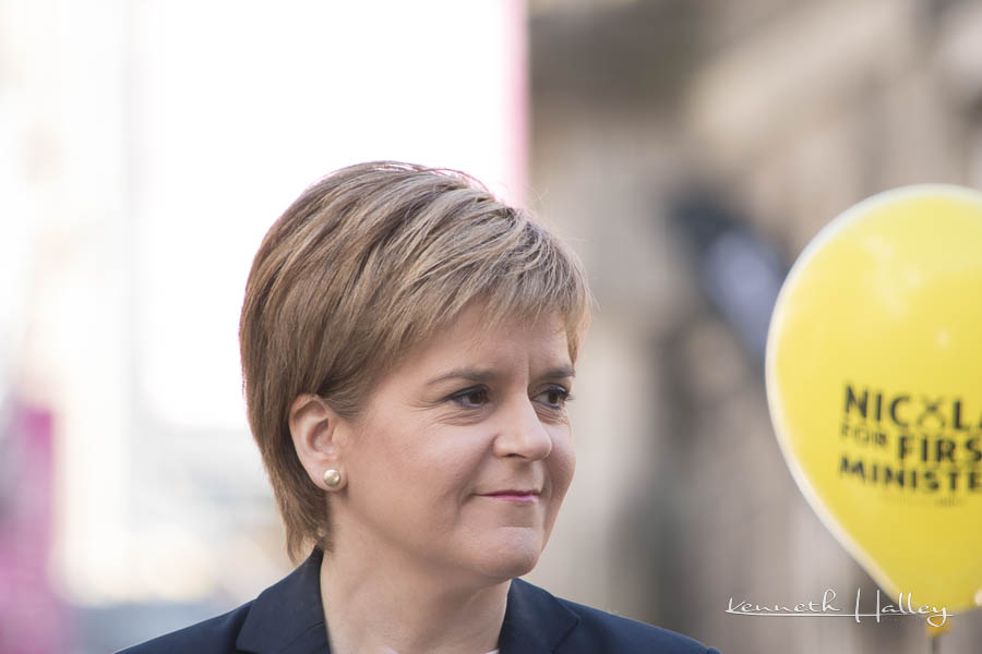 Nicola_Sturgeon Nicola Sturgeon Campaigning in Stirling